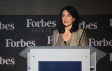 Amy Zalman speaking at a conference